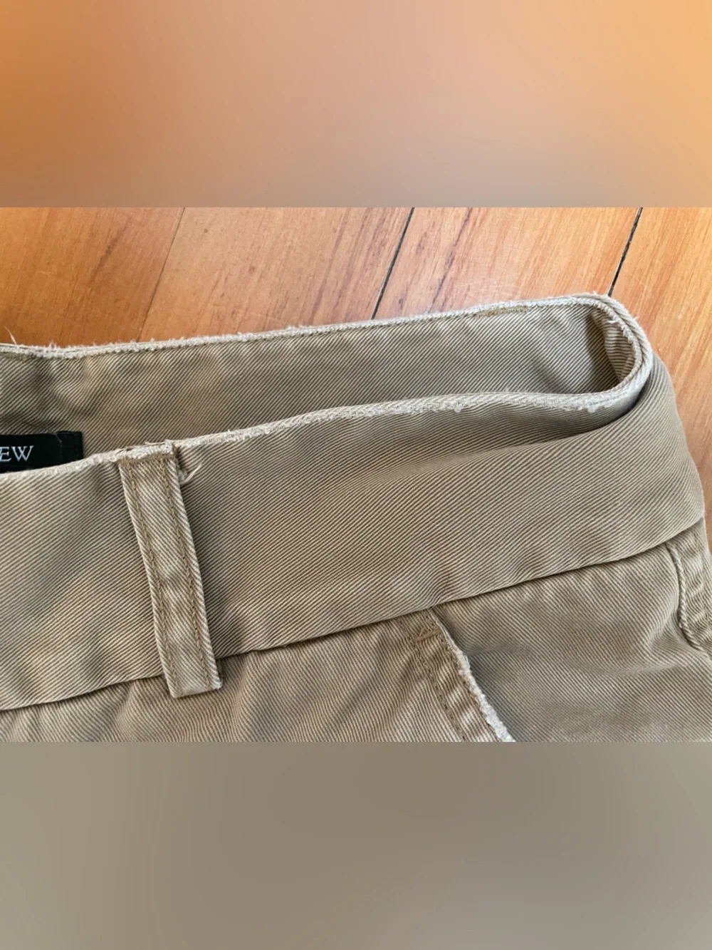 J Crew vintage flannel-lined khaki pants - size 2
